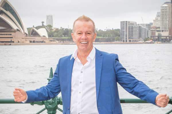 Marriage Celebrant, Gary Mooney, on Sydney Harbour