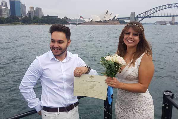 Marriage Registry Office, Water Taxi, Wedding on Sydney Harbour, Sydney